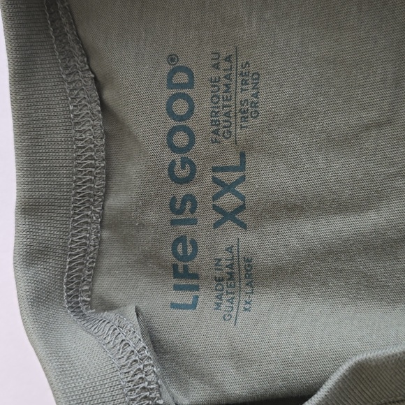 NWT Life Is Good Graphic  Mountains Short Sleeve Tshirt Green Size XXL - Picture 12 of 15